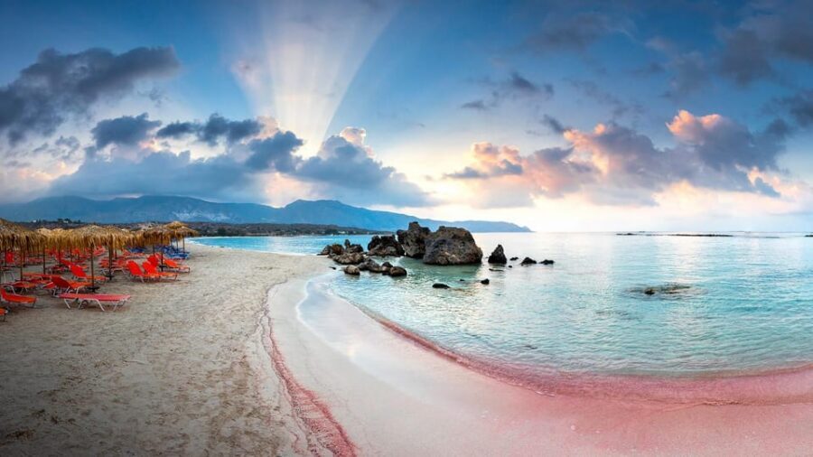 From KAVROS/GEORGIOUPOLIS : Elafonisi Island Pink Sand Beach - Your beach time on Elafonisi: swim, snorkel, and stroll